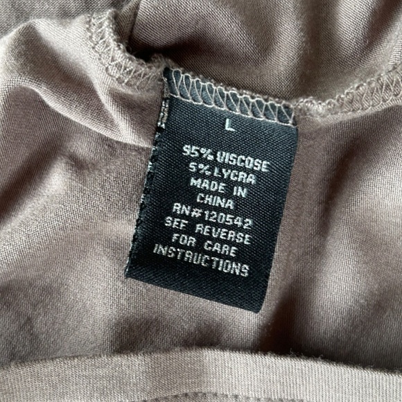 Light Brown Beautiful Top Embroidered With Beads, Size Large, Brand New - Picture 11 of 13